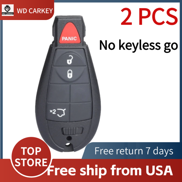 Jeep Commander Grand Cherokee 4 Button Fobik 2008-2010 For IYZ-C01C M3N5WY783X