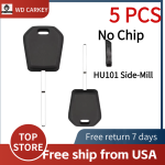 2013-2019 Ford Lincoln HU101 Side-Mill Transponder Key SHELL (No Chip) for 128-Bit