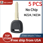 2003-2014 Mazda MZ24 / MZ34 / w/ Chip Holder / Transponder Key SHELL (NO CHIP)