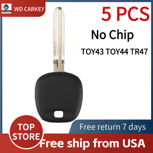 2003-2011 Toyota TOY43 TOY44 TR47 Transponder Key SHELL (No Chip)