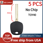 Transponder Key Shell TOY40