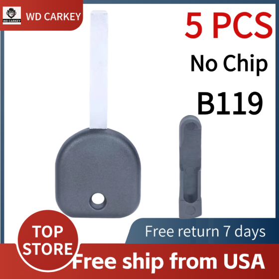B119 / GM Transponder Key SHELL (No Chip)