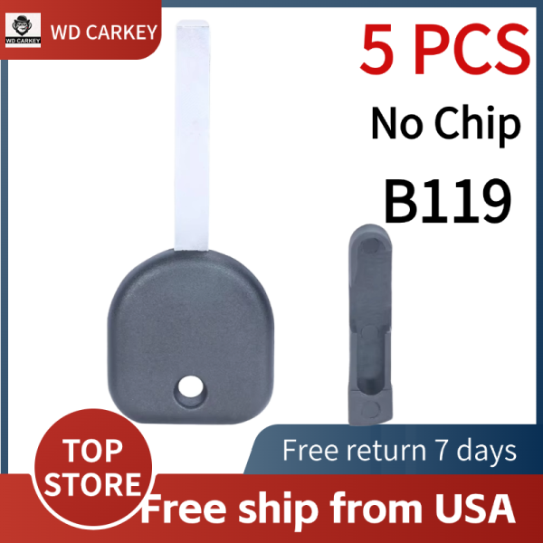 B119 / GM Transponder Key SHELL (No Chip)