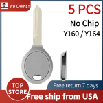 Y160 / Y164 Chrysler Transponder Key SHELL (No Chip)