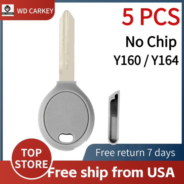 Y160 / Y164 Chrysler Transponder Key SHELL (No Chip)