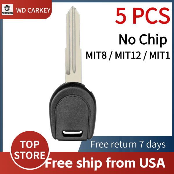 MIT8 / MIT12 / MIT1 Mitsubishi Transponder Key SHELL (No Chip)