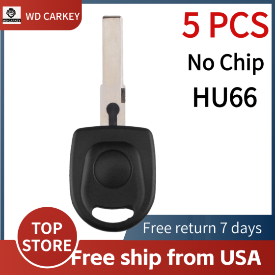 2000-2009 Audi Volkswagen / Transponder Key SHELL / HU66 (No Chip)